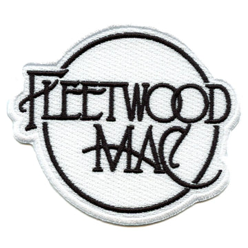 Fleetwood Mac Band Patch Classic Round Logo Embroidered Iron-On