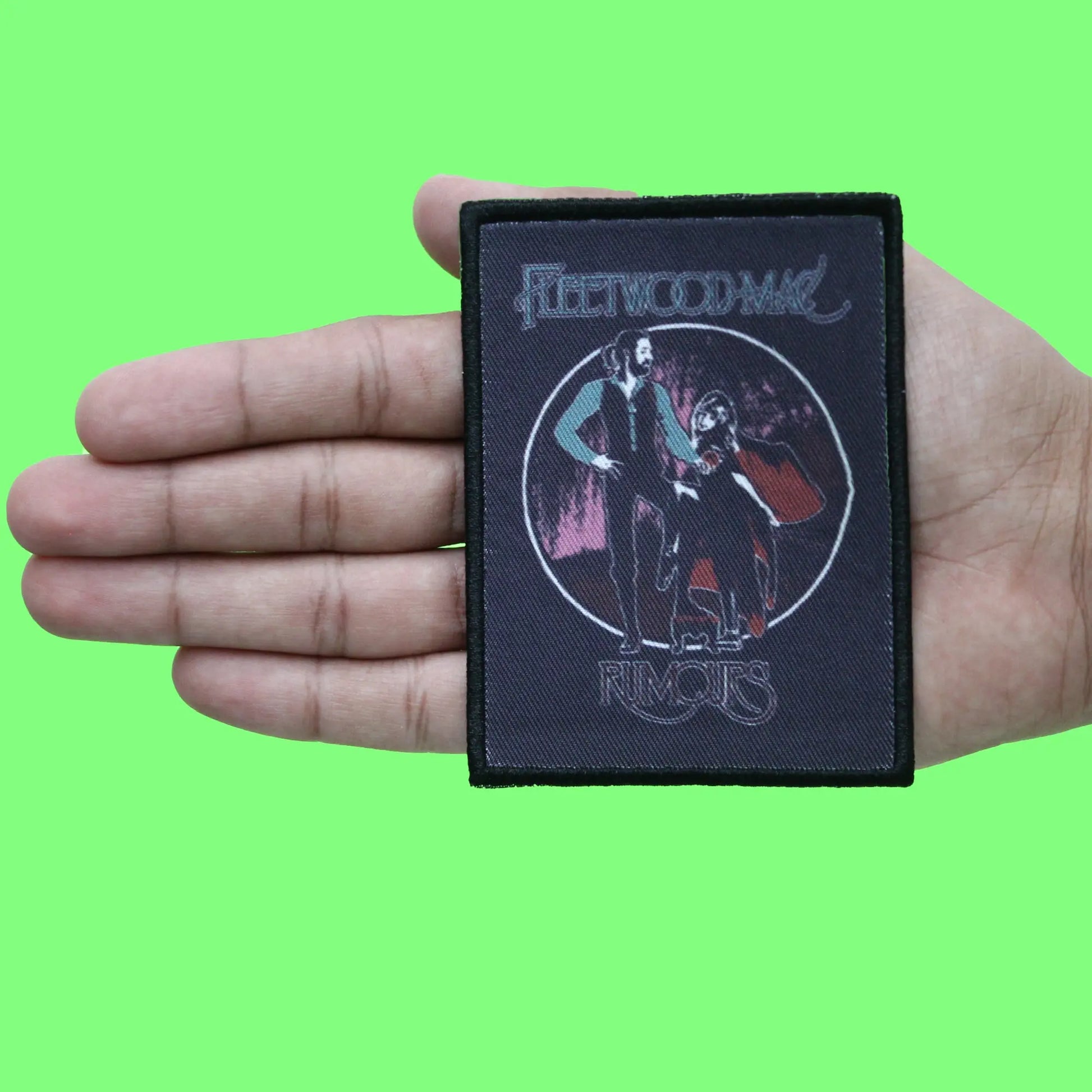 Fleetwood Mac Band Patch Rumours Iconic Album Sublimated Embroidery Iron-On