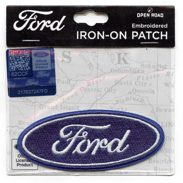 Ford Motor Company Logo Patch American Automotive Embroidered Iron On