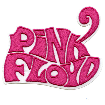 Funky Pink Logo Patch Popular Rock Music Embroidered Iron On