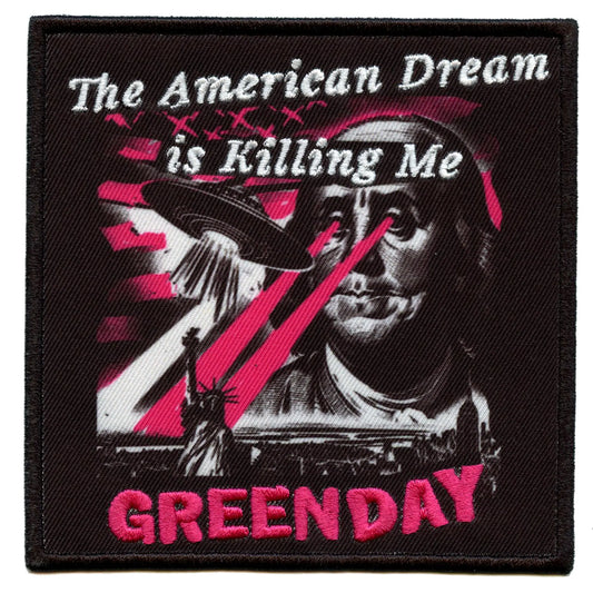 Green Day Song Patch The American Dream Sublimated Embroidery Iron On