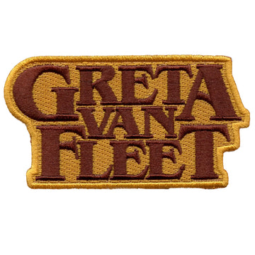 Greta Van Fleet Patch Rock Amber Logo Embroidered Iron On