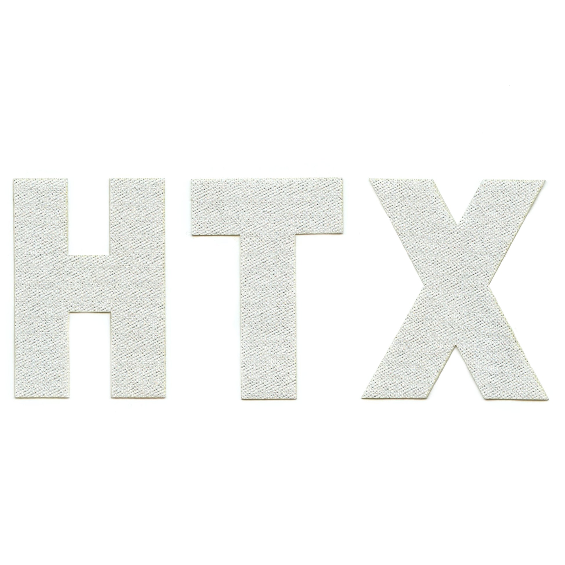 Houston City Letters HTX Patch Kit Texas Glitter Applique Iron On