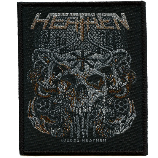 Heathen Rock Band Patch Chaos Of Evolution Woven Iron On