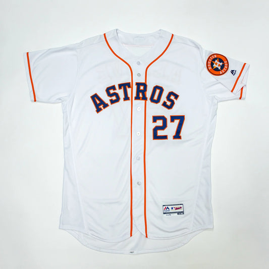 Houston Astros White Authentic Team Issued Relettered José Altuve Los Astros Jersey