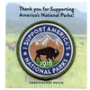 I Support Americas Patch National Parks 1916 Embroidered Iron On