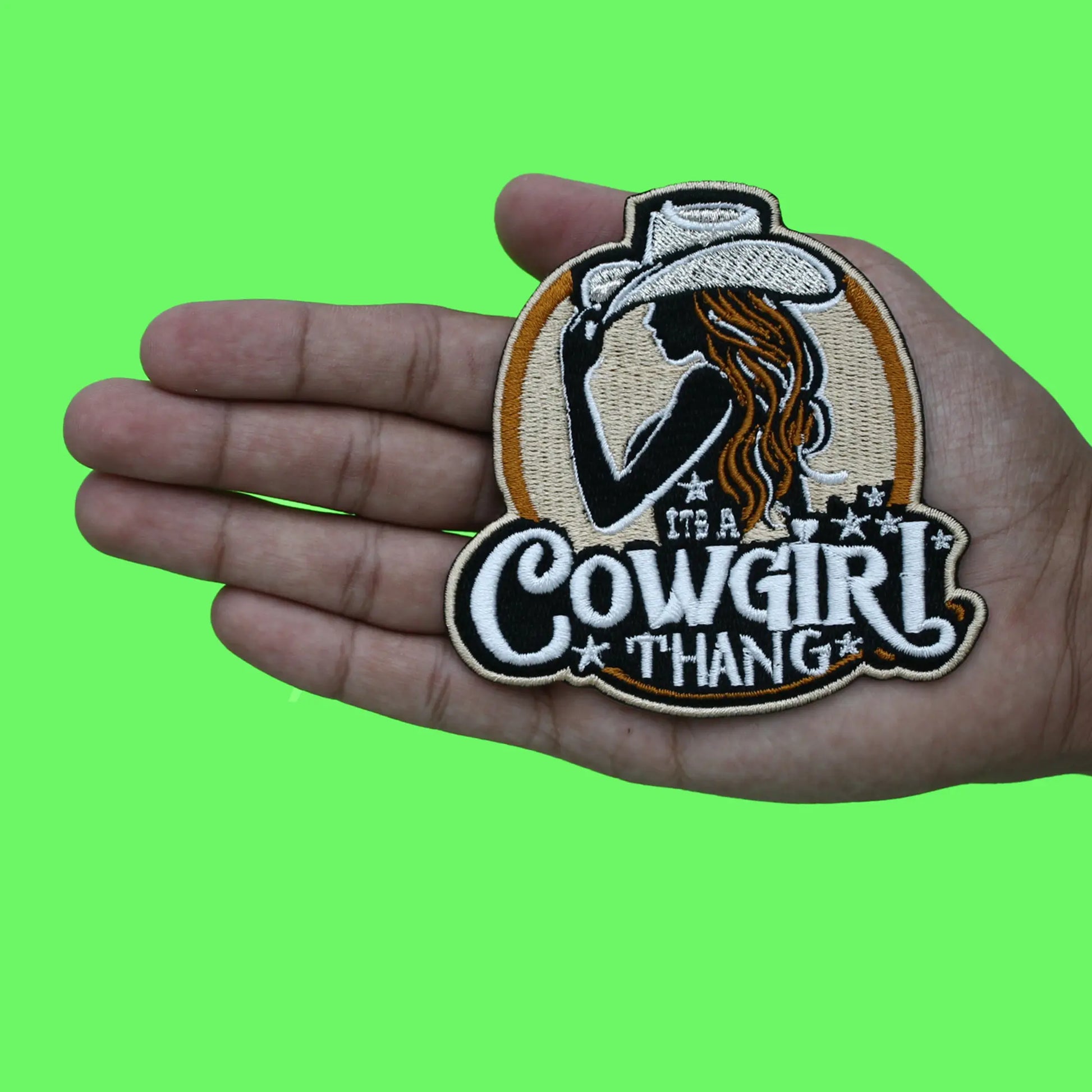 Its a Cowgirl Thang Patch Western Country Aesthetic Embroidered Iron On