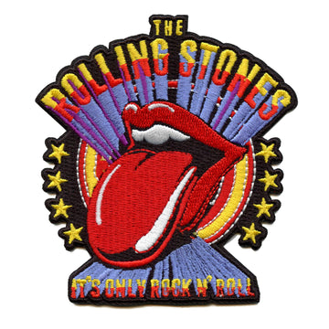 Its Only Rock N' Roll Patch Rolling Stones Classic Embroidered Iron On