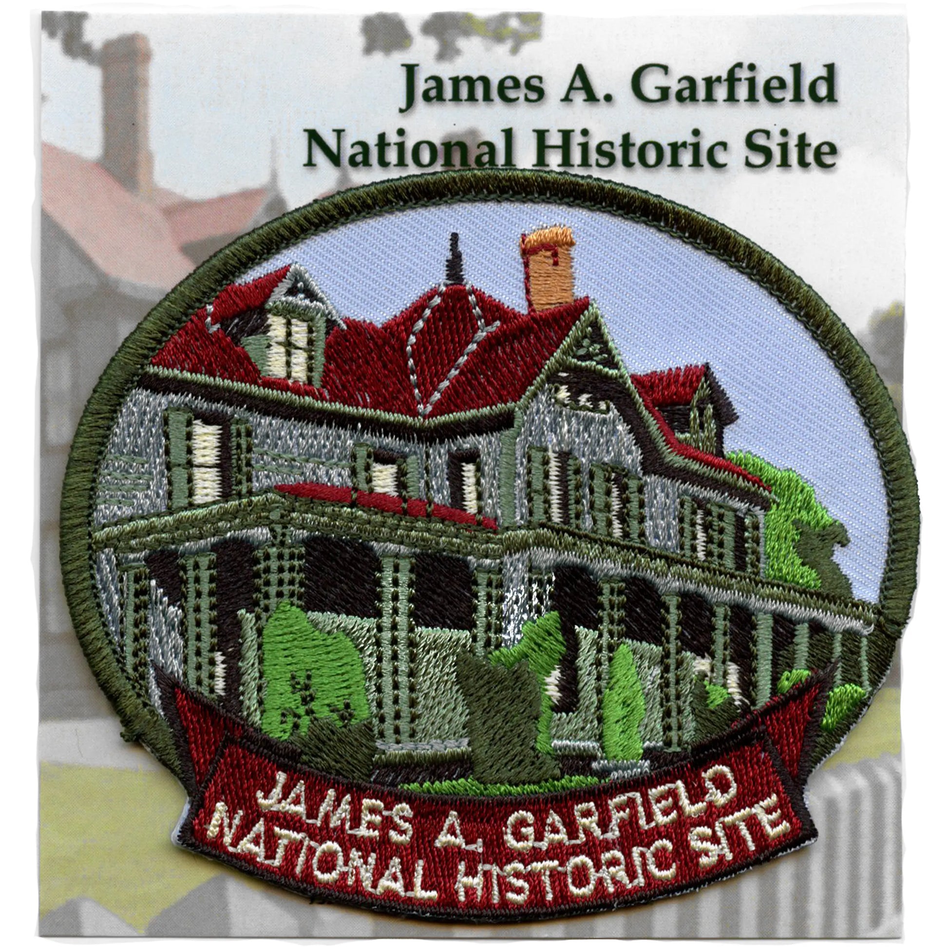 James A Garfield National Patch Historical Site Souvenir Embroidered Iron On