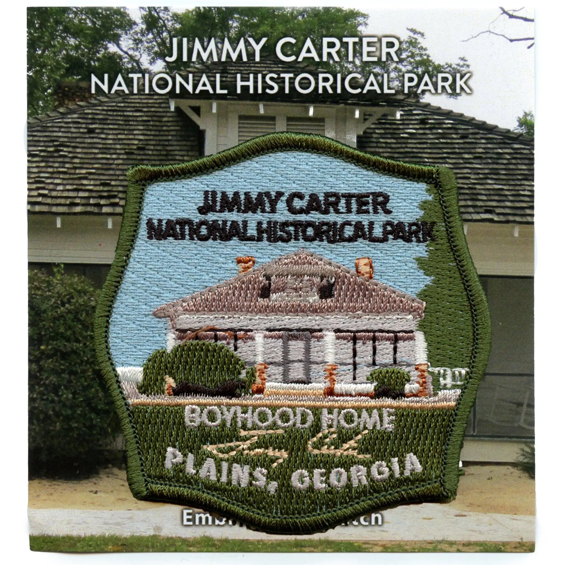 Jim Carter National Historic Site Patch History Battle Travel Embroidered Iron On