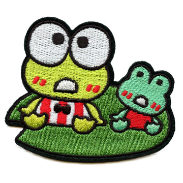 Kero Kero Keroppi Patch Hello Kitty Sanrio Embroidered Iron On