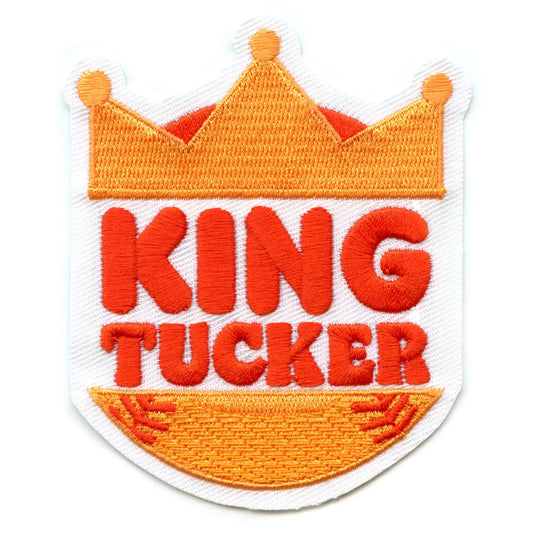 King Tuck Parody Patch Burger Joint Houston Embroidered Iron On