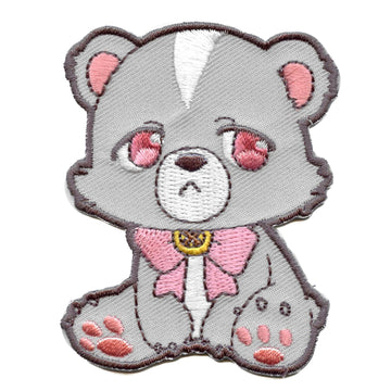 Kumakyuu Bear Sad Eyes Patch Kuma Kuma Kuma Bear Brodé thermocollant