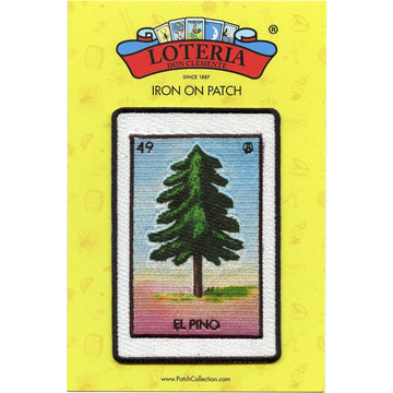 El Pino 49 Patch Mexican Loteria Card Sublimated Embroidery Iron On