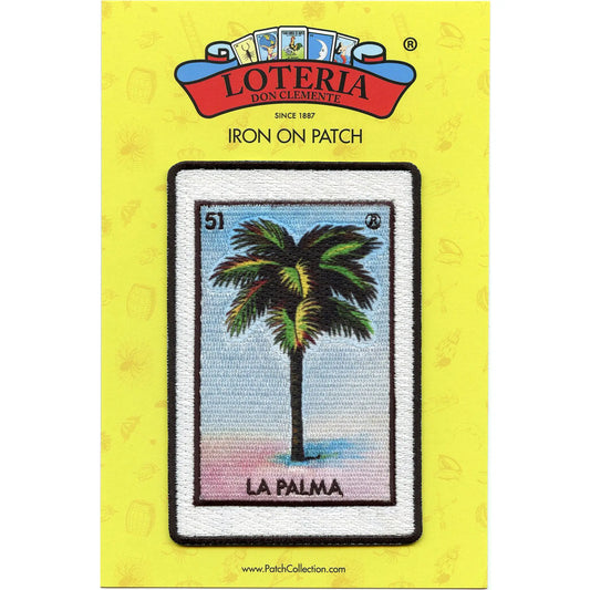 La Palma 51 Patch Mexican Loteria Card Sublimated Embroidery Iron On