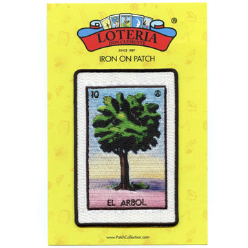 El Arbol 10 Patch Mexican Loteria Card Sublimated Embroidery Iron On