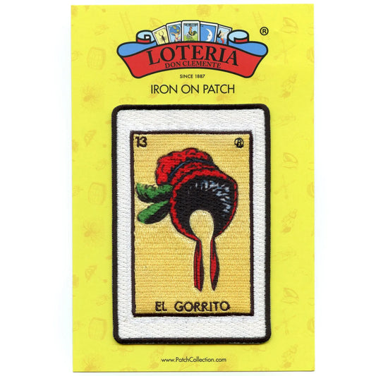 El Gorrito 13 Patch Mexican Loteria Card Sublimated Embroidery Iron On