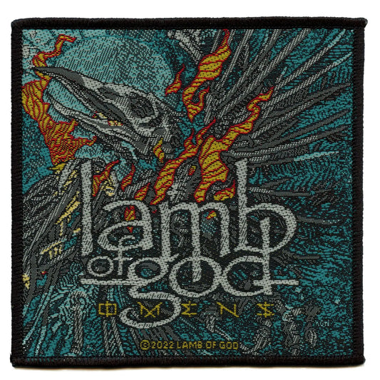 Lamb Of God Patch Omens Metal Band Woven Iron On