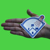 Los Angeles Baseball Homerun Grand Slam Diamond Field Patch Sports Parody Embroidered Iron-On