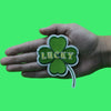 Lucky Shamrock Clover Patch Irish Holiday Flower Embroidered Iron On