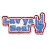 Love Ya Hou! Hand Patch Houston Texas City Embroidered Iron On