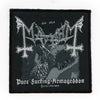 Mayhem Pure Armageddon Patch Album Cover Woven Iron On