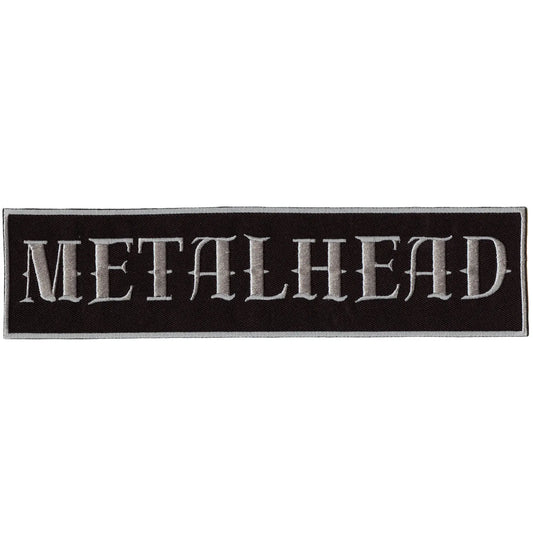 Metalhead Music Back Patch XL Embroidery Iron On