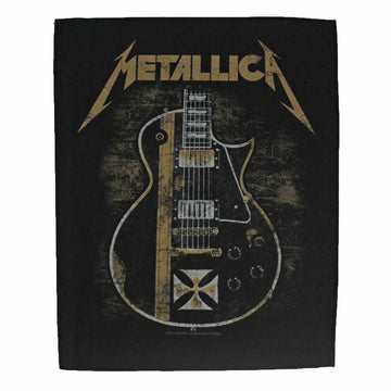 Metallica Hetfield Guitar Back Patch Iconic Artist Album XL DTG Printed Sew On