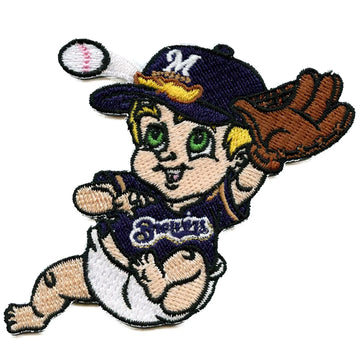 Milwaukee Brewers Baby Team Mascot "Bernie" Self-Adhesive Patch