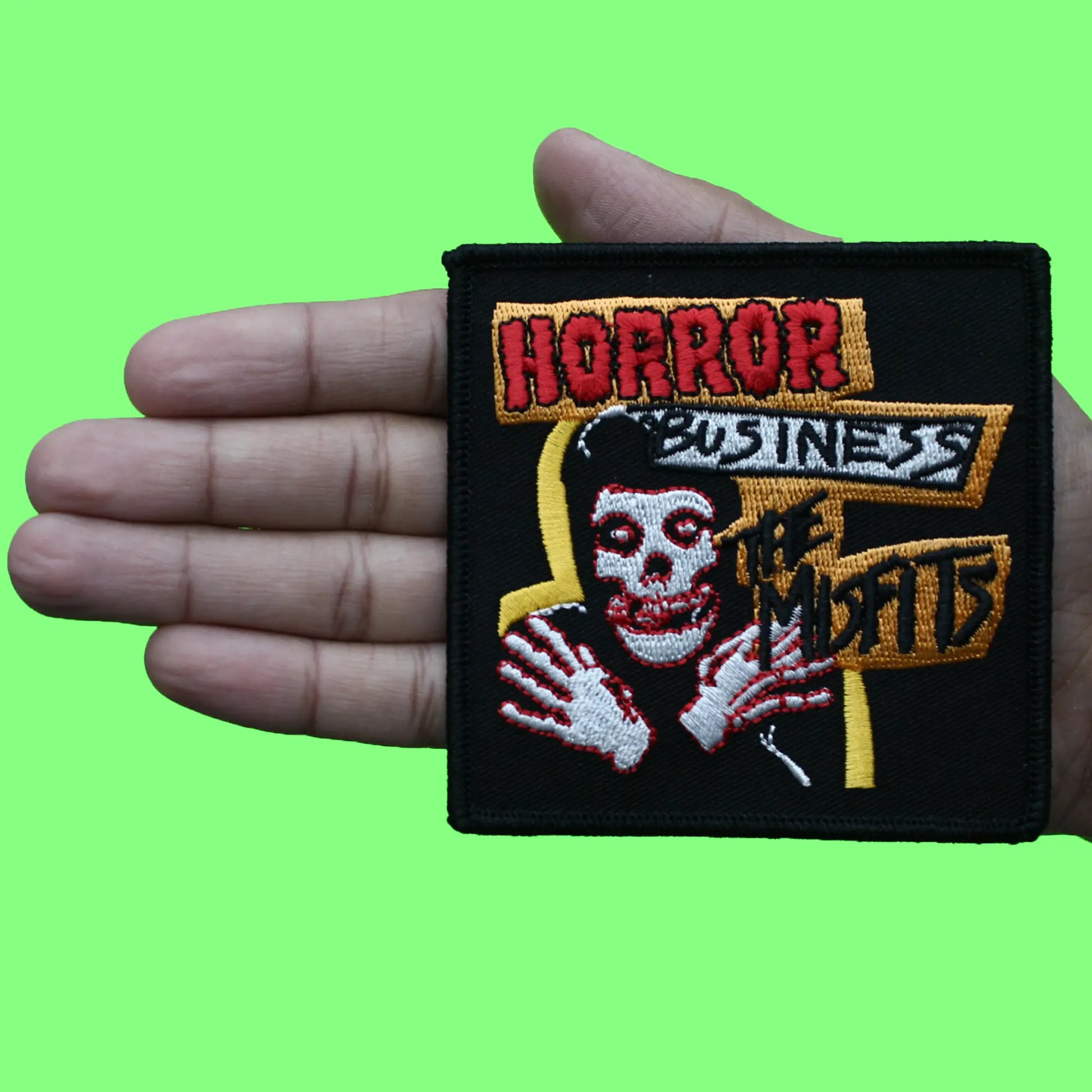 Misfits Horror Business Patch Classic Punk Rock Embroidered Iron On