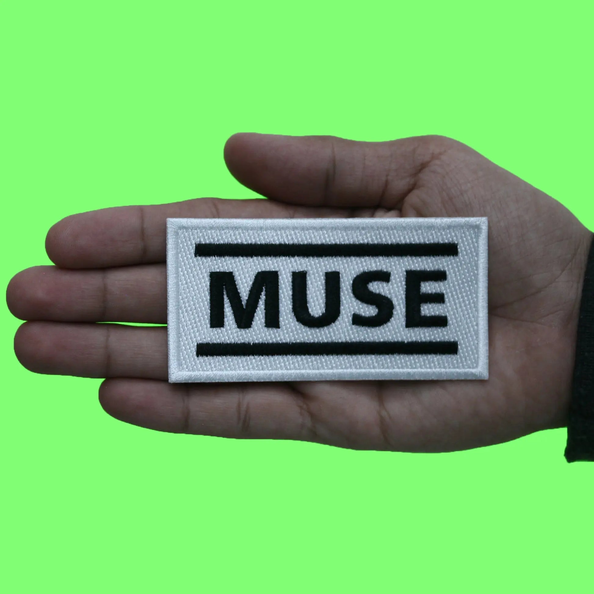 Muse Rock Band Patch Music Standard Logo Embroidered Iron On