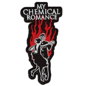 My Chemical Romance Patch Military Ball Flame Embroidered Iron On