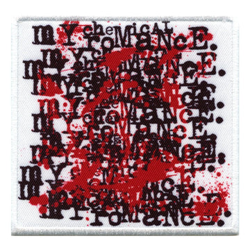 My Chemical Romance Patch Sweet Revenge Splatter Repetitive Embroidered Iron On