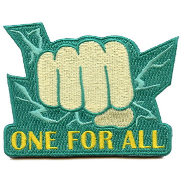 My Hero Academia Patch One For all Embroidered Iron On