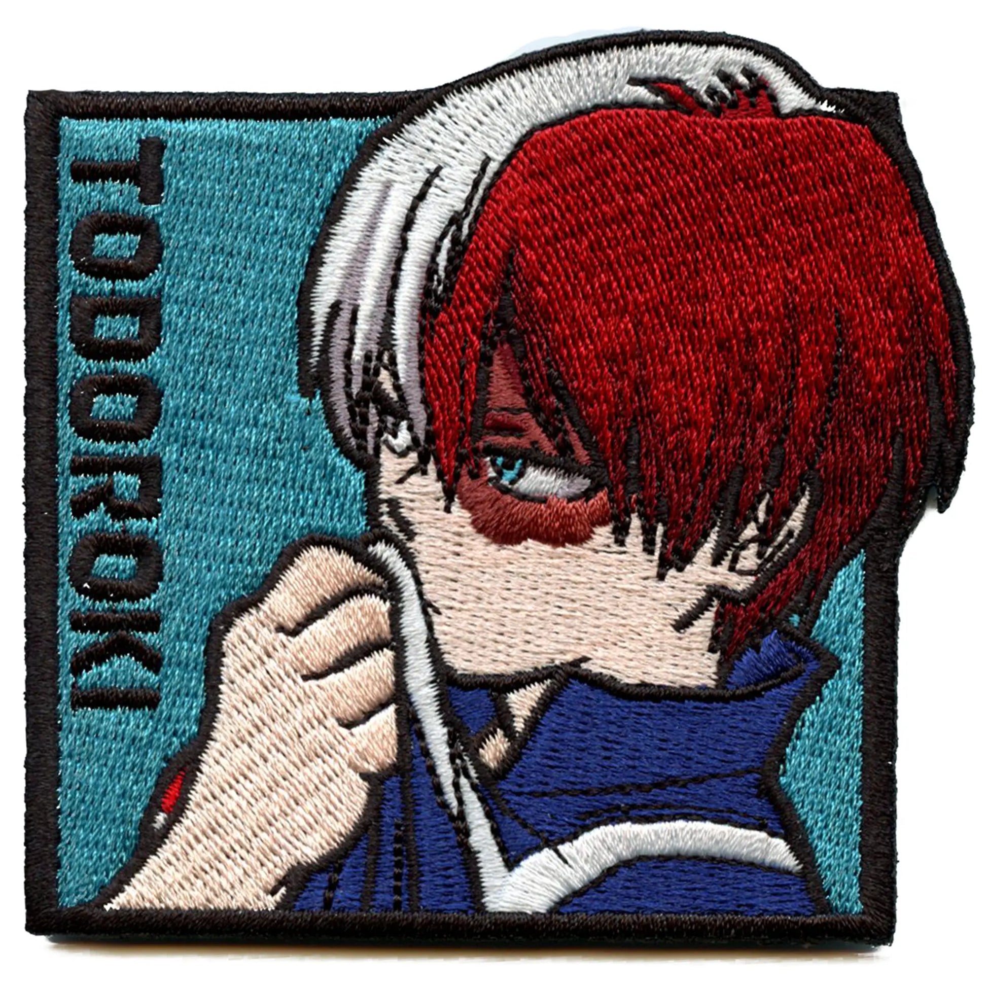 My Hero Academia Patch Todoroki Portrait Box Embroidered Iron On