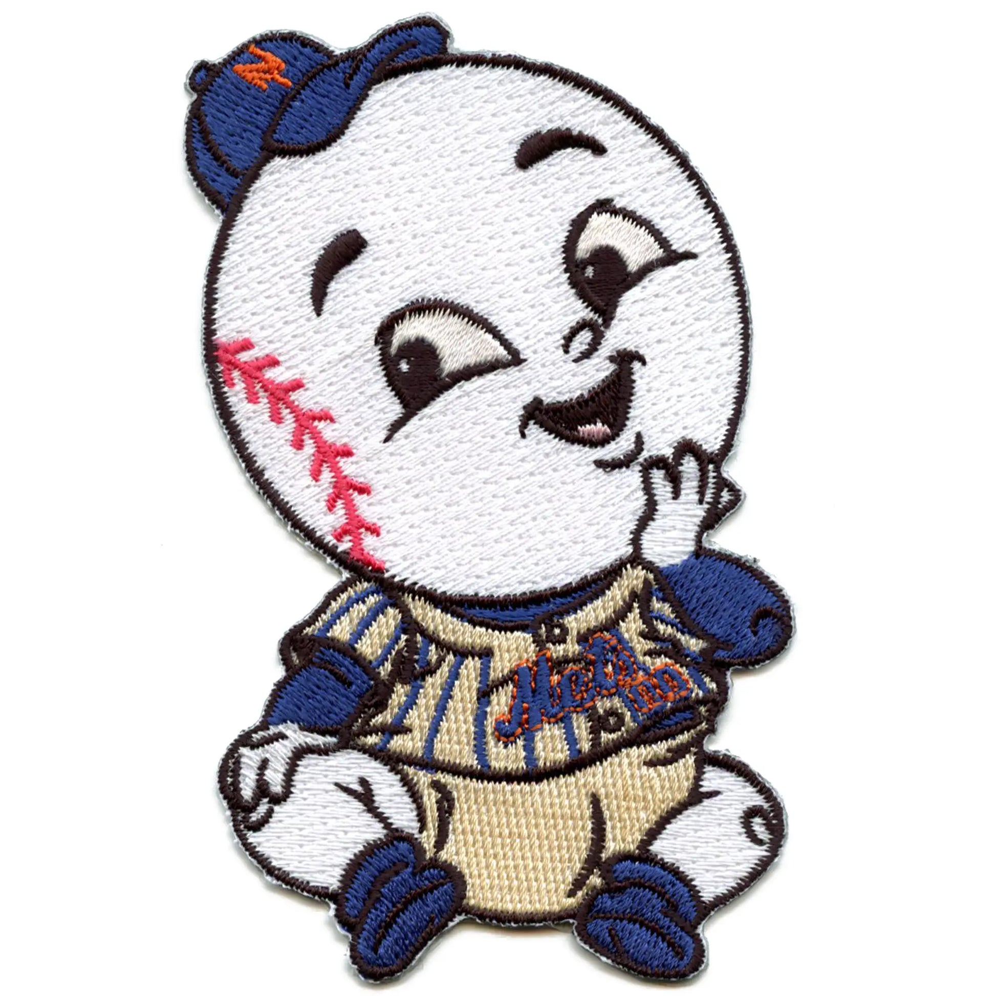 New York Mets Team Baby Mascot 'Mr. Met' Self-Adhesive Patch