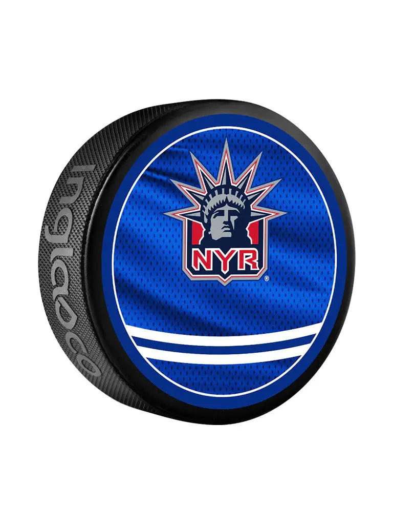 New York Rangers Retro Hockey Souvenir Game Puck