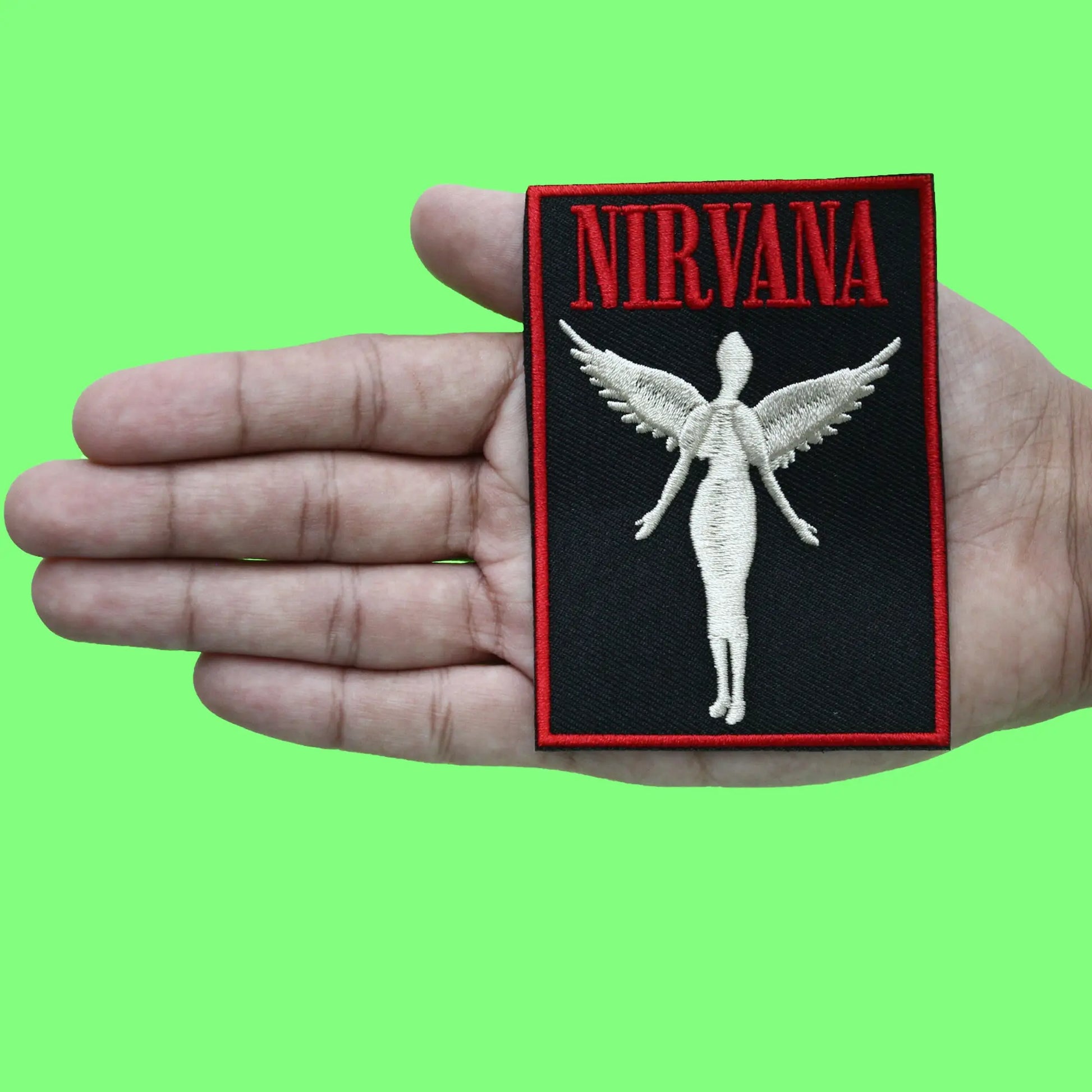 Nirvana In Utero Patch Angel Grunge Alternative Rock Embroidered Iron On