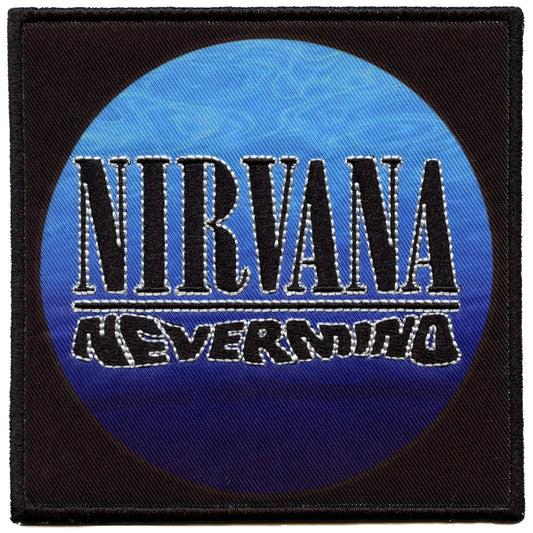 Nirvana Nevermind Album Cover Patch Grunge Rock Band Woven Iron On