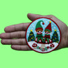 North Pole Elf Patch Christmas Holiday Embroidered Iron On