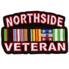 Northside Veteran Military Patch Houston Parody Embroidered Iron On Patch