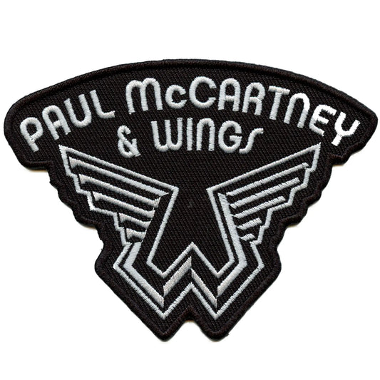 Paul McCartney Rock Patch Wings Music Logo Embroidered Iron On