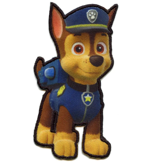 Patch Paw Patrol Chase Boys Rescue Cartoon thermocollant sublimé