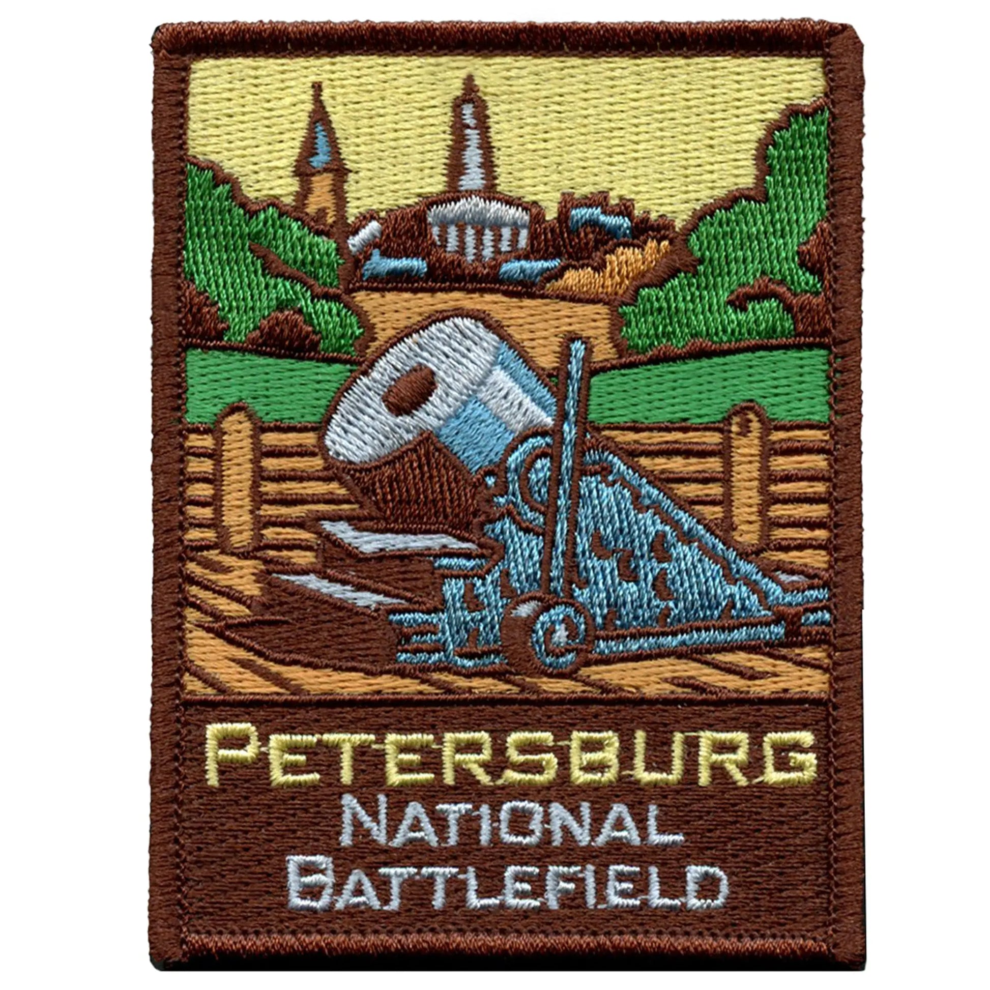 Petersburg National Battlefield Patch Petersburg Virginia Travel Embroidered Iron On