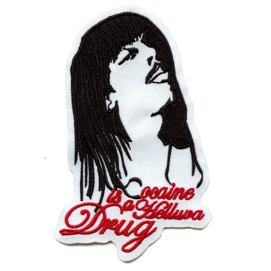 Rick James  Singer Patch Cocaine Is A Helluva Embroidered Iron On