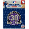 1993-2023 Colorado Rockies 30th Anniversary Logo Sleeve Patch