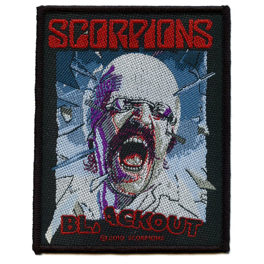 Scorpions Black Out Patch Music Rock Album  Woven Iron On