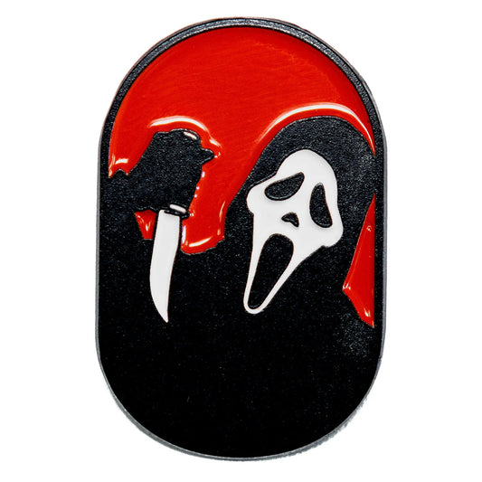 Ghostface Holding A Knife Pin Scream Evil Murder Movie