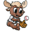 Seattle Mariners "Baby Moose" Team Mascot Self-Adhesive Patch