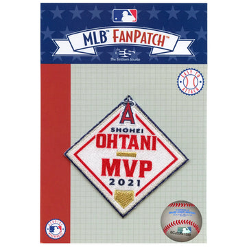 MVP 2021 Shohei Ohtani Fan Patch Los Angeles Angels Embroidered Iron on